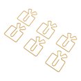 thumbnail image 3 of 100PCS Graciosos Clips Lindos Decorativos Metal Pequeñas Abrazaderas De Papel Para Diario Para Oficina Escuela Hogar(caja de regalo), 3 of 14