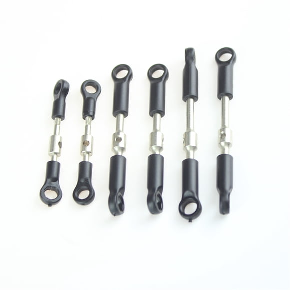 Vogacara 6 unids/set de varilla de tracción Servo de acero, Control remoto 1/14, varillas de amarre cortas y largas para coche, actualización de Kits de construcción modelo Vogacara FN010124-00