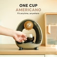 thumbnail image 3 of Compact Coffee Master: 4-8 Oz Single Serve Coffee Maker, 2-in-1 Americano, Works with Grounds & K-Cups, Fast & Quiet, Space-Saving for Home & Travel, 3 of 14