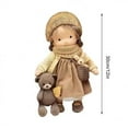 thumbnail image 3 of 12inch Doll Plush Handmade Plush Doll With Clothes  Soft Doll Cute Little Girl Plush Doll Girls Rag Christmas Birthday Gift(Exquisite Gift Box), 3 of 3