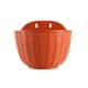 thumbnail image 1 of Macetas de Planta para Plantas Al Aire Libre Maceta de Flores de Plástico Montado en la Pared Semicircular 21x13x12cm Macetas de Plástico Blanco para Plantas Decoración Del Hogar, 1 of 6