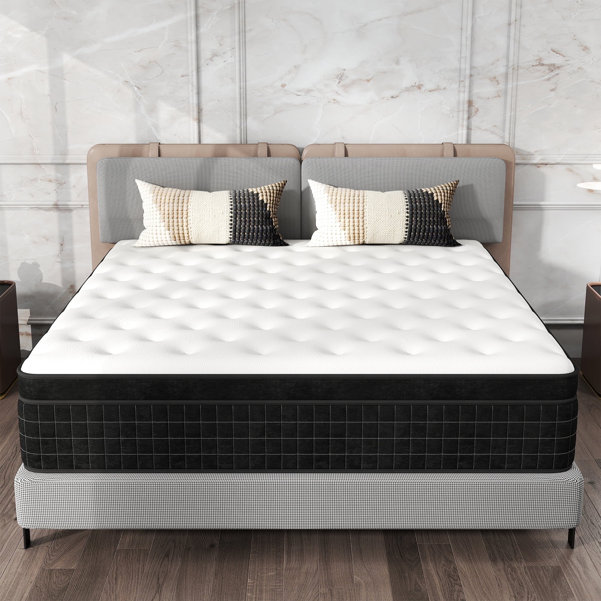 DalisTairy 14" Twin Mattress In A Box Gel Memory Foam And Pocket Spring Hybrid Mattress