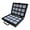 White square box 5 c, variant on Practical Aluminum Gemstones Storage Case With Foam Insert for Secure Jewelry Protective and Travel Convenience