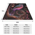 thumbnail image 3 of Sikiie Bird4 Ultra-Soft Micro flannel Blanket Luxury All Seasons Warm Blanket for Bedding Sofa and Travel (4 sizes)-60"x50", 3 of 7