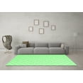 thumbnail image 3 of Ahgly Company Indoor Square Trellis Emerald Green Contemporary Area Rugs, 3' Square, 3 of 4