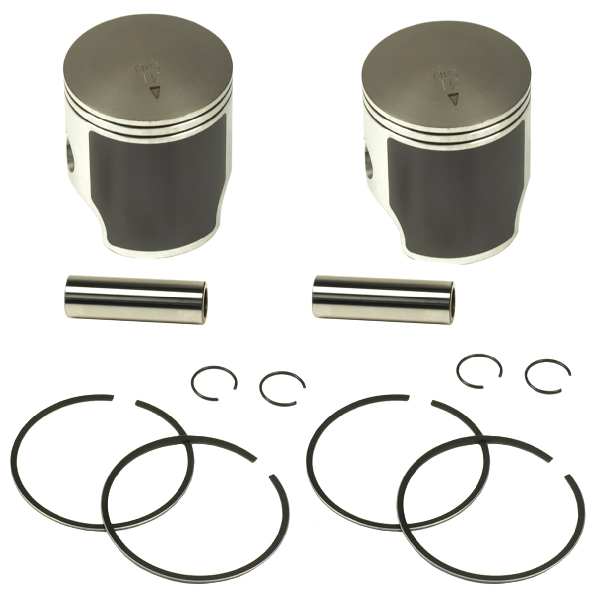 SPI, (2)09805, 2 Piston Kits for Yamaha Enticer II 400 & 410, ET400TR