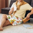 thumbnail image 5 of Naloa Travel Animals Men's Short Pajama Pants, Pj Shorts, Lounge Comfort Shorts-Medium, 5 of 6