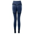 thumbnail image 5 of GEWSEY Women High Waisted Seamless Leggings Smile Contour Workout Gym Yoga Pants Tights (Blue, M), 5 of 5