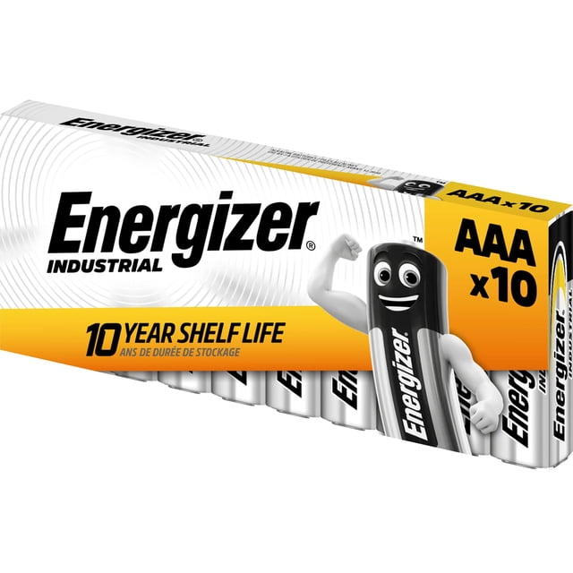 Pilas Energizer Max AAA LR03 alcalinas, paquete de 10