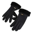 thumbnail image 2 of Winter Gloves, Women's Touchscreen Thermal Gloves, Fleece Lined Windproof Cuff Gloves, Daily Gloves for Women, Cold Weather, Outdoor & Indoor, Cute & Warm, Gifts Baberdicy, Ideal for Women, 2 of 7