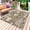 Brown, variant on Brown Stone Wall Outdoor Rug 3x5 Ft - Reversible Patio Rug Outdoor Camping Rugs, Vintage Country Rocks Brick Pattern Washable Indoor Outdoor Area Rugs, Non-Slip Outdoor Carpet Runner for Deck/Porch