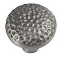 thumbnail image 1 of Gros Bouton Rond en Cuivre Coulé Solide en Finition Nickel Satiné -, 1 of 1
