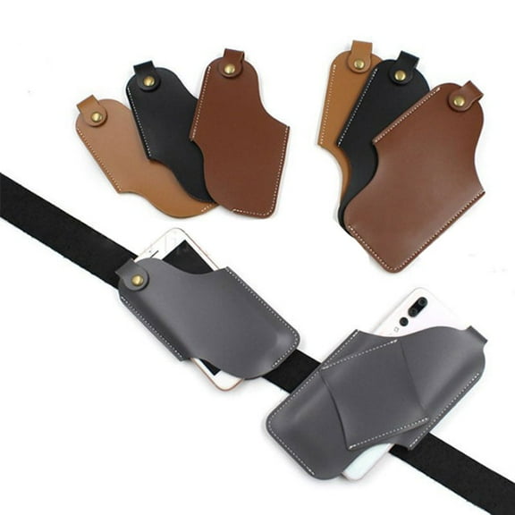 Men Cellphone Loop Holster Case Belt Waist Props PU Leather Purse Phone Wallet
