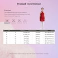 thumbnail image 7 of iiniim Girls Kids Mock Neck Cutout Back Ballet Dance Leotard Lyrical Dress Burgundy 6, 7 of 7