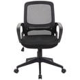 thumbnail image 4 of Scranton & Co Contemporary Mesh Fabric Swivel Office Chair in Black, 4 of 7