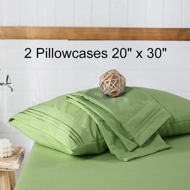 Bedding Fitted Sheet - Brushed Microfiber Fitted Sheet,Breathable