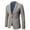 Gray, variant on Men Clearance LYXSSBYX Winter Jackets for Men Clearance Men's Autumn and Winter Fashion Personality Solid Color Casual Suit Jacket