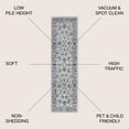thumbnail image 2 of JONATHAN Y MODERN PERSIAN Vintage Runner Rug, 2 x 8, Light Gray/Red, 2 of 8