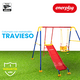 thumbnail image 3 of Columpio para Niños Enerplay Set de Juegos 2 en 1 Columpio y Resbaladilla 138x220x150 cm, 3 of 6