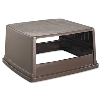 

Glutton Receptacle Hooded Top Without Door Rectangular 23w X 26.63d X 13h Brown