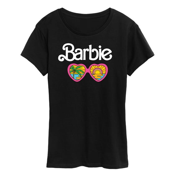 Barbie - Sunsets & Palm Trees in Sight - Sunglasses - Women's Short Sleeve Graphic T-Shirt