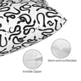 thumbnail image 3 of Naloa Hand Drawn Snake Pillow Covers, Throw Pillow Case Cushion Covers,Cushion for Bedroom,Couch,Home-16"x24", 3 of 6