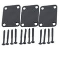 thumbnail image 1 of Bass Guitar Neck Strength Connecting Board Black 3Pcs 2.5X2X0.2 Inch, 1 of 7
