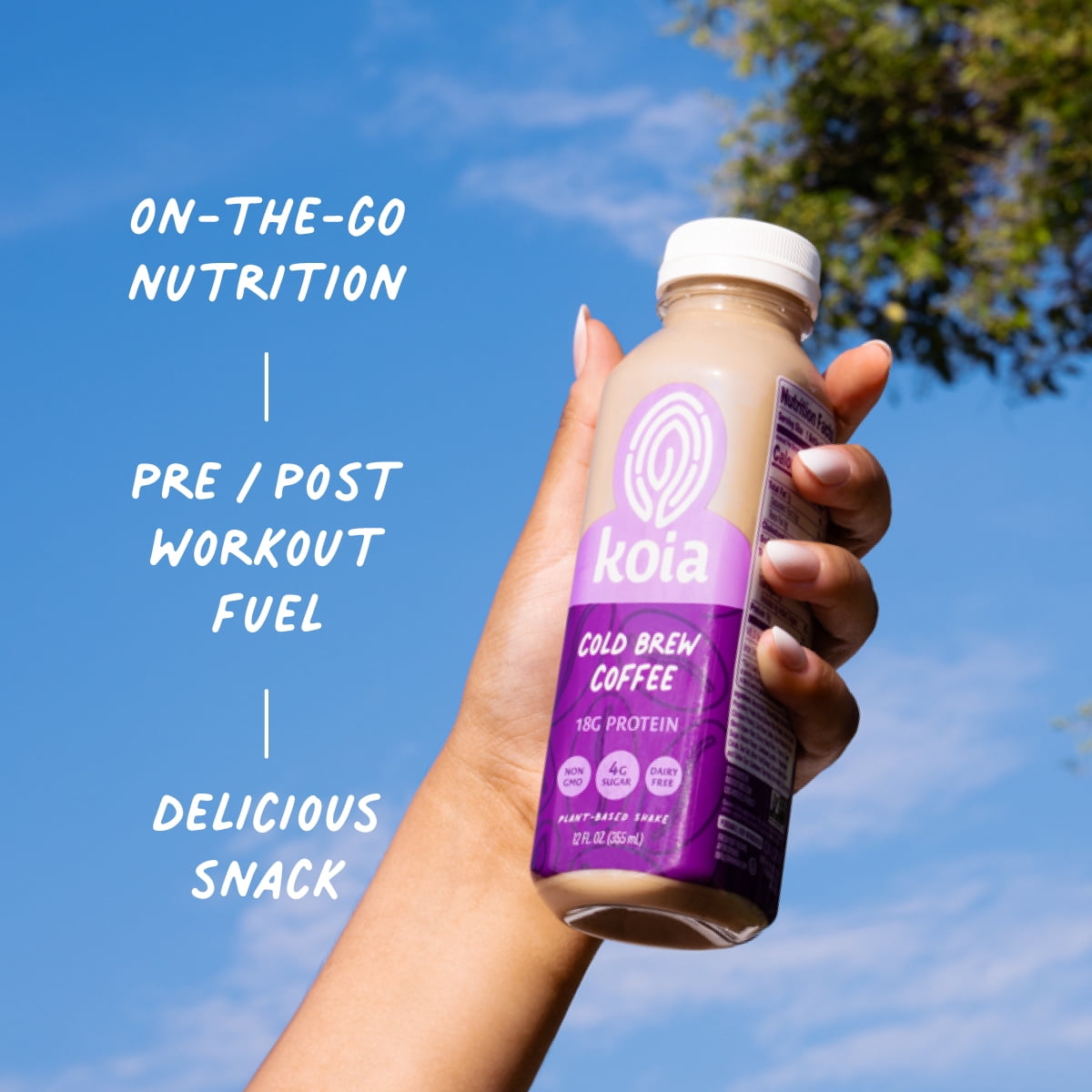 Koia Protein Nutritional Shake, Cold Brew Coffee, 18g Plant