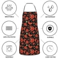 thumbnail image 6 of Disketp Paisley 5 Kitchen Apron with adjustable Aprons for Women with Pockets Cooking Powder Pink Apron, 6 of 7