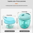 thumbnail image 2 of relayinert Mini Slicer Pull String Manual Food Processor Manual Meat Grinder Chopper Garlic Cutter, 2 of 5