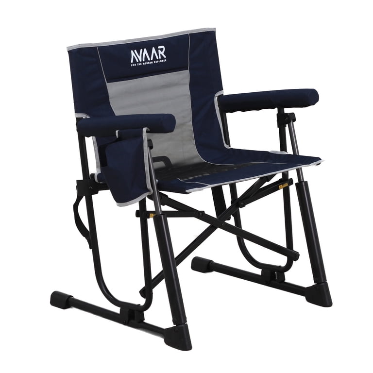 Avaar Outdoor Folding Rocking Chair, Indigo Blue photo 7