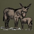 thumbnail image 3 of CafePress - Donkeys Dark T Shirt - Men's Classic Graphic Cotton T-Shirt, 3 of 4