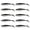 10pcs Black, variant on PrimeGo 10Pcs 6.5CM/2.8G Paddle Tail Soft Lure Long Casting Sinking Bionic Artificial Swimbait Freshwater Saltwater Trout Bass Fishing Accessories