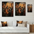 thumbnail image 4 of Designart "Renaissance of Harlem Jazz V" African American Print on Natural Pine Wood, 4 of 5