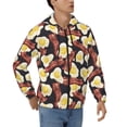 thumbnail image 4 of Zip Up Hoodies for Men - Cute Fried Egg Meat Long Sleeve Comfrt Men'S Fashion Hoodies & Sweatshirts, Jackets for Men Hoodies Pullover Clothing Clothes with Pouch, 4 of 5