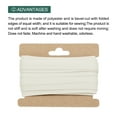 thumbnail image 3 of Uxcell 1Pcs Single Fold Bias Tape Cotton for Sewing 1/2 inch x 10 Yards Apricot White, 3 of 7