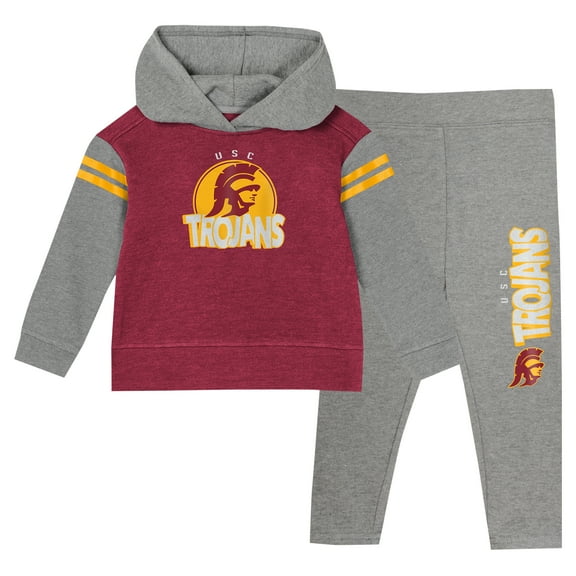Girls Preschool Cardinal USC Trojans Preschool Clubhouse Pullover Hoodie & Legging Set