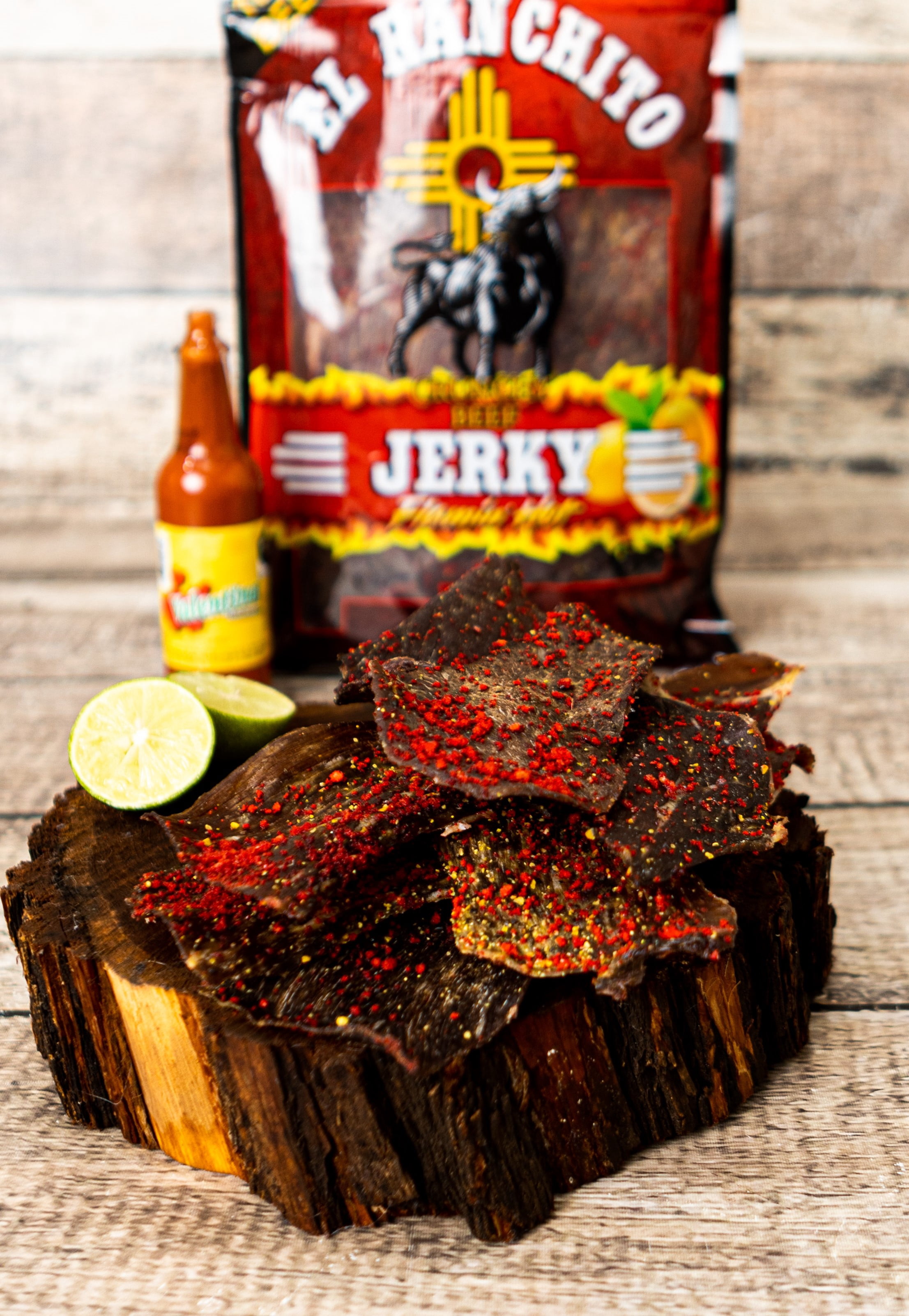 FLAMIN` HOT - El Ranchito Crunchy Beef Jerky NET WT. 2 OZ, HOT CHEETOS