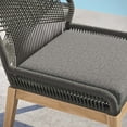 thumbnail image 7 of Modway Wellspring Outdoor Patio Teak Wood Dining Chair in Gray Graphite, 7 of 7