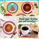 thumbnail image 5 of Kit Posavasos Artístico Con 8 Piezas Acrílico Forma Especial Muñeco Nieve Copo, 5 of 8