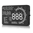 thumbnail image 3 of Velómetro De Pantalla Reflectante Del Parabrisas Auto Wantshield De 5.5 Pulgadas OBD II Con Un Diseño Múltiple De Color Para Automóviles Con OBD II O Euobd Negro 12.5 X 7.5 X, 3 of 7