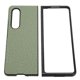thumbnail image 2 of Funda protectora para teléfono de piel sintética resistente a los arañazos para Galaxy Z Fold 3, color verde, 2 of 5