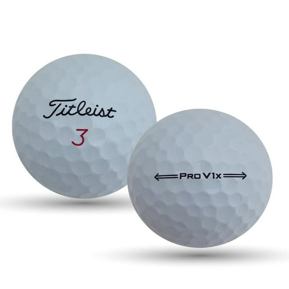 Mulligan - 24 Titleist Prov V1x 2022 5A Recycled Used Golf Balls, White