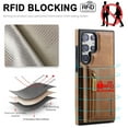 thumbnail image 4 of ELEHOLD for Samsung Galaxy S24 Detachable Wallet Case Premium PU Leather 2-in-1 Magnetic Removable Zipper Card Holders RFID Blocking Shockproof Protection Kickstand Leather Case,Brown, 4 of 7