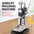 thumbnail image 3 of Plaster  Press Machine Compact Manual/Pneumatic Stamping Press for Jewelry Casting Goldsmithing Tool for  Making, 3 of 7