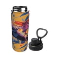 thumbnail image 2 of Logiee Colorful Gecko Jungle Art Print Water Bottle,18oz Sports Insulated Kettle for Cycling Gym Basketball Outdoor, Suitable as a Present, 2 of 7