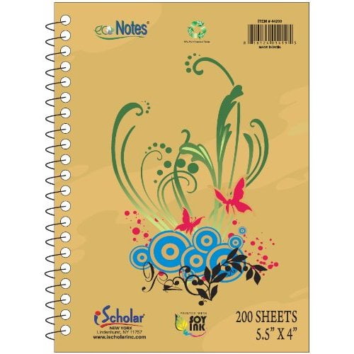 iScholar ecoNotes Notebook Recycled 44200
