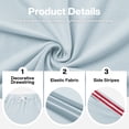 thumbnail image 6 of Actgleam Boys 3-Pack Athletic Shorts Kids Striped Active Running Shorts with Elastic Waist,Size 6-13Y, 6 of 6