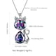 thumbnail image 4 of Juwaliy Collar de Gato de Plata de Ley 925 con Dije de Cristal y Arcoíris, Collares de Topacio Místico, Joyería para Mujer, Hija, Esposa, Madre, Regalo de Cumpleaños de Navidad, 4 of 7