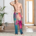 thumbnail image 2 of Sikiie Colorful Lightbulb Abstract Pajama Pants Men, PJ Bottoms, Sleep & Lounge Pants-X-Large, 2 of 6